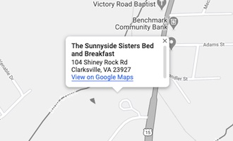 The Sunnyside Sisters Bed and Breakfast / google maps